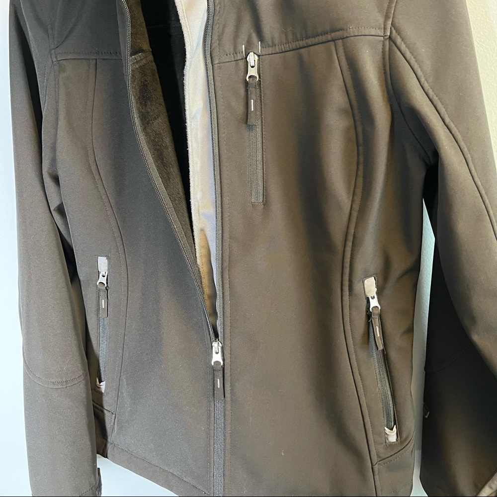 Free Country Solid Black Winter Jacket - image 3
